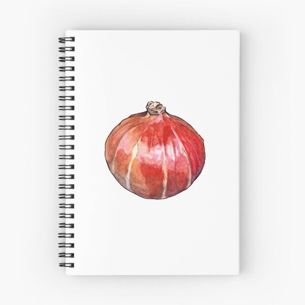 Item preview, Watercolor Red Kuri Squash designed and sold by AquarellChill.