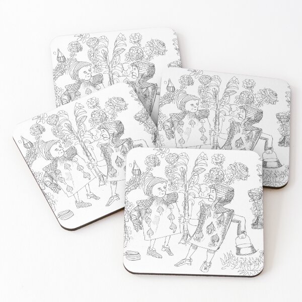 Item preview, Card Gardeners, Alice in Wonderland, TeresaTown at Redbubble, 2020 designed and sold by Mark Stansberry.