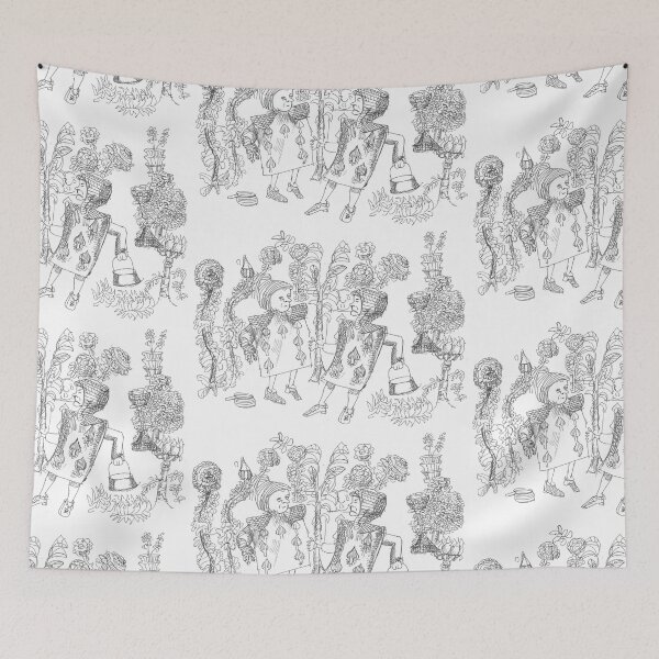 Item preview, Card Gardeners, Alice in Wonderland, TeresaTown at Redbubble, 2020 designed and sold by Mark Stansberry.