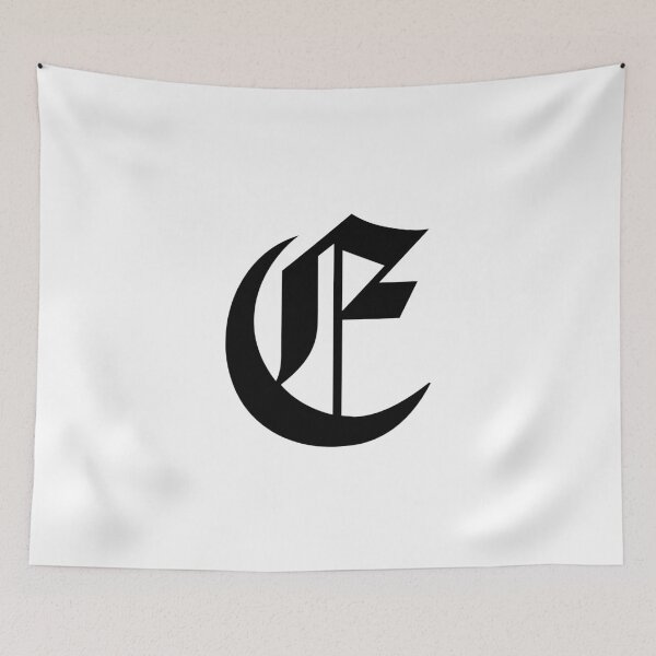 Item preview, E – Old English Initial Black Letter E designed and sold by Typeglyphs.