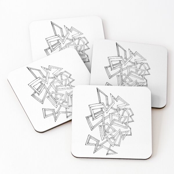 Item preview, Minimal Abstract Line Drawing designed and sold by badlydrawnbabe.