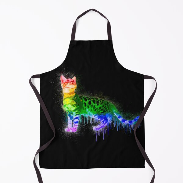 Item preview, Rainbow Pussy Cat designed and sold by TheBearandBunny.