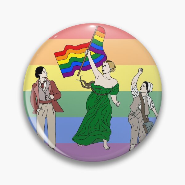 Item preview, Portrait leading the people in Rainbow  designed and sold by drowned-twice.