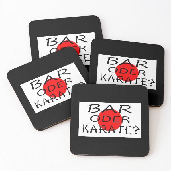 Item preview, Bar or Karate? - Funny German saying designed and sold by Urban-Lettering.
