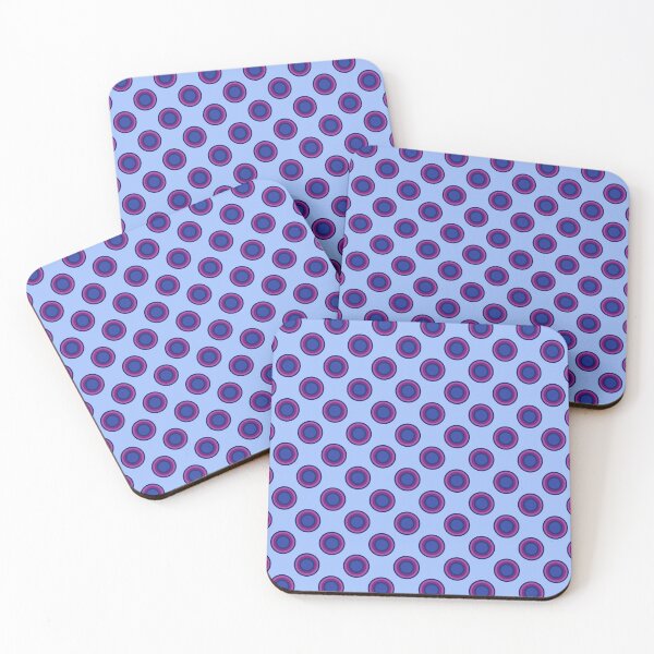 Item preview, Blue and Purple Dots Pattern designed and sold by KingRockStudios.
