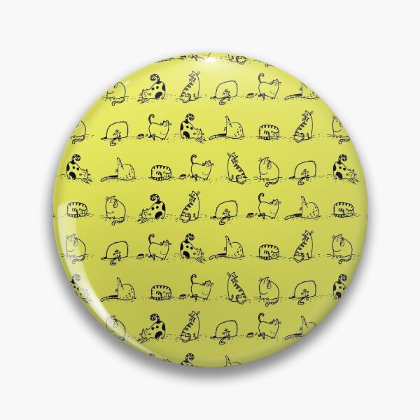 Item preview, Cats Yoga Class On Yellow | Cat Yoga designed and sold by SerendipityNow.