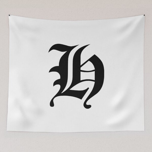 Item preview, H – Old English Initial Black Letter H designed and sold by Typeglyphs.