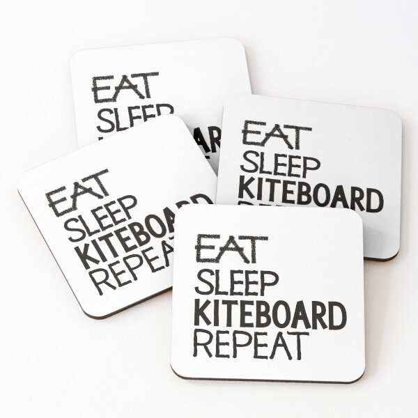 Item preview, Eat sleep kiteboard repeat designed and sold by ReluctantChickn.