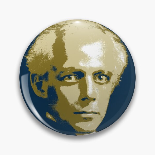 Item preview, Béla Bartók Sepia Blue Portrait designed and sold by zavadadesigns.