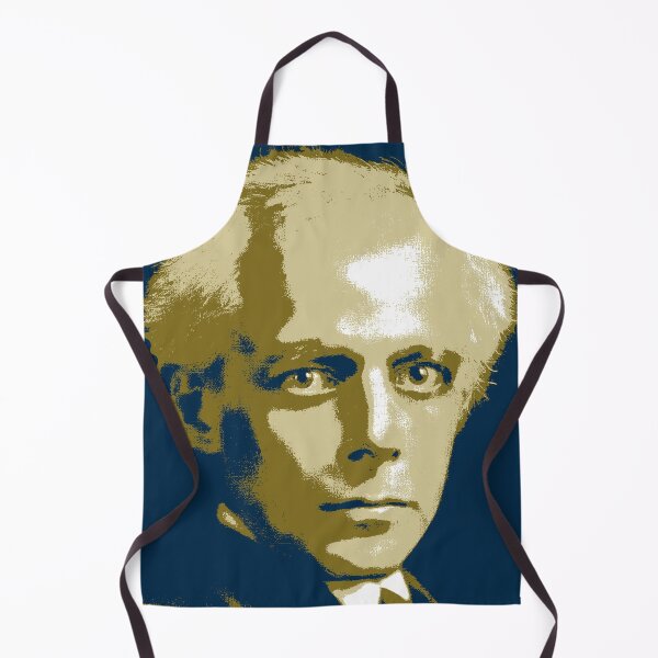Item preview, Béla Bartók Sepia Blue Portrait designed and sold by zavadadesigns.