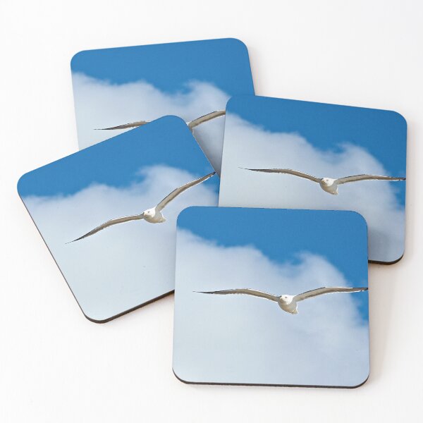 Item preview, Solitary Seagull Bird Flying Sky Clouds  designed and sold by Anna Lemos.