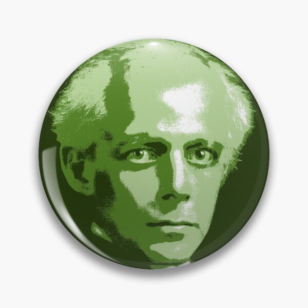 Item preview, Béla Bartók Green Portrait designed and sold by zavadadesigns.