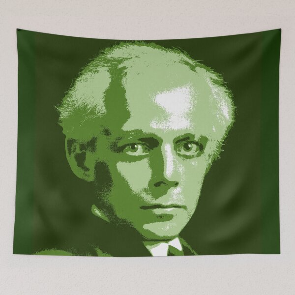 Item preview, Béla Bartók Green Portrait designed and sold by zavadadesigns.