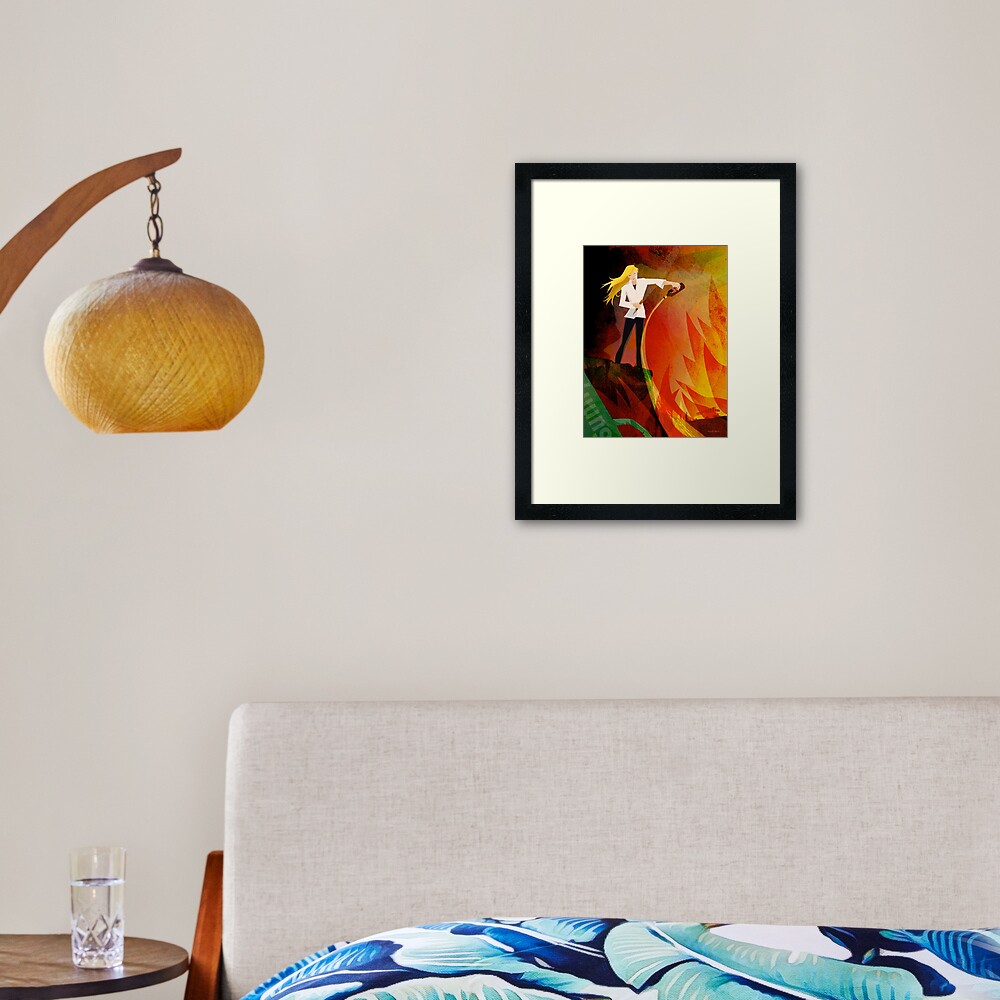 Item preview, Framed Art Print designed and sold by modHero.