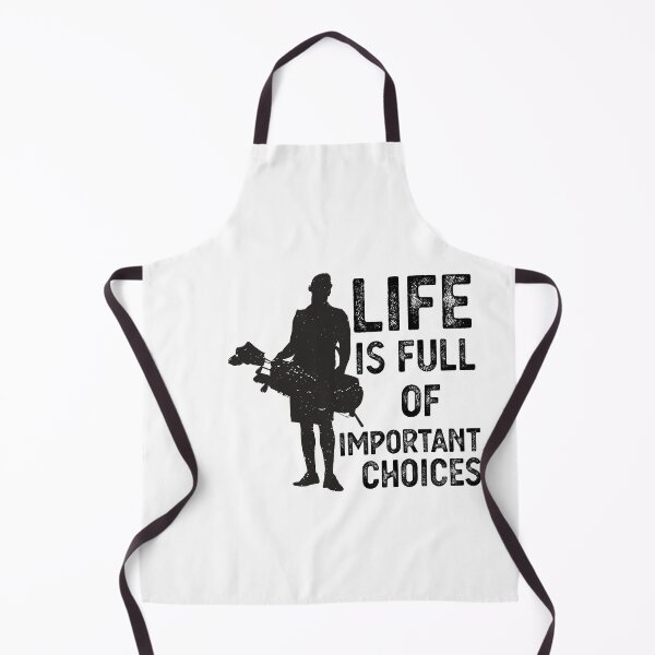Item preview, life is full of important choices Funny Golf Gift designed and sold by CodingForTech.