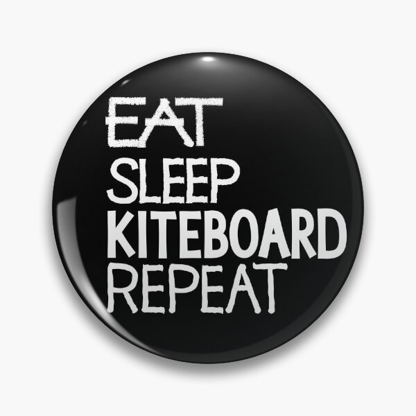 Item preview, Eat sleep kiteboard repeat designed and sold by ReluctantChickn.