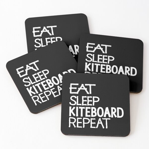 Item preview, Eat sleep kiteboard repeat designed and sold by ReluctantChickn.