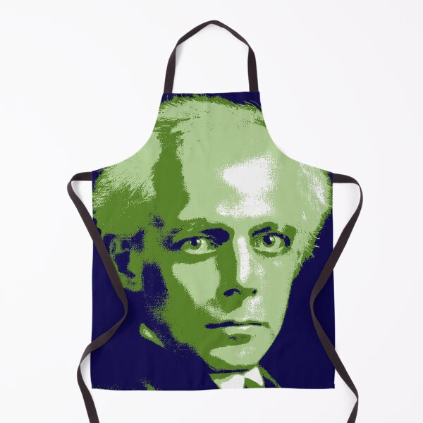 Item preview, Béla Bartók Green Blue Portrait designed and sold by zavadadesigns.