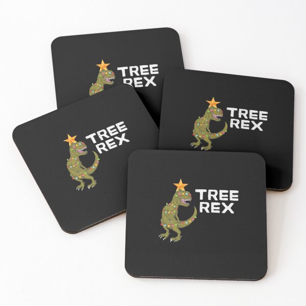 Item preview, Dinosaur Christmas Tree Rex Funny Short Sleeve Design T-Shirt designed and sold by Martin-bivert.
