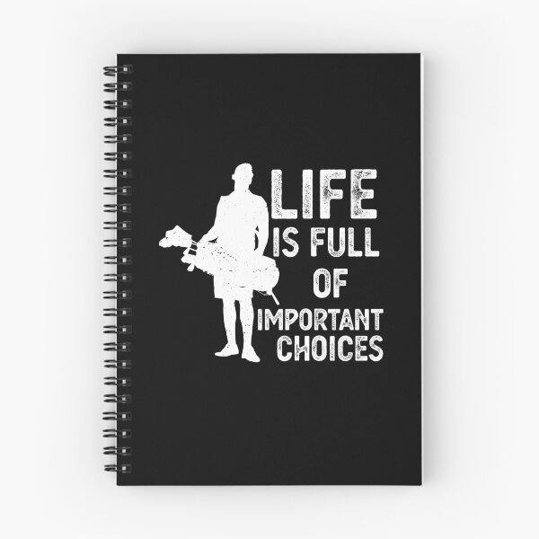 Item preview, life is full of important choices Funny Golf Gift designed and sold by CodingForTech.