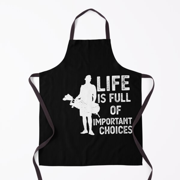 Item preview, life is full of important choices Funny Golf Gift designed and sold by CodingForTech.