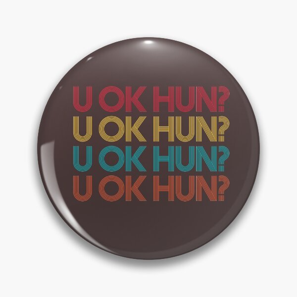 Item preview, U OK HUN Urban Slang Funny Sarcastic Phrase Saying British UK  designed and sold by gkao.