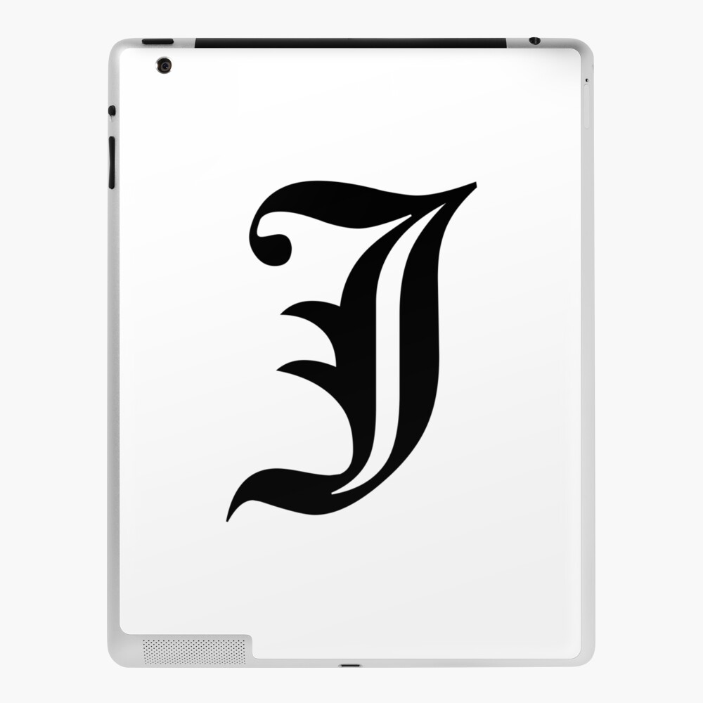 D - old English font lettering iPad Case & Skin for Sale by Drayziken