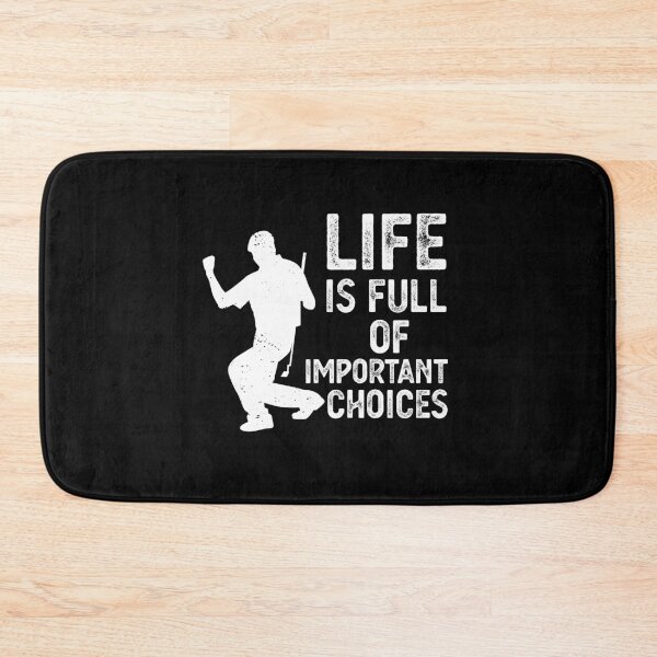 Item preview, life is full of important choices Funny Golf Gift designed and sold by CodingForTech.