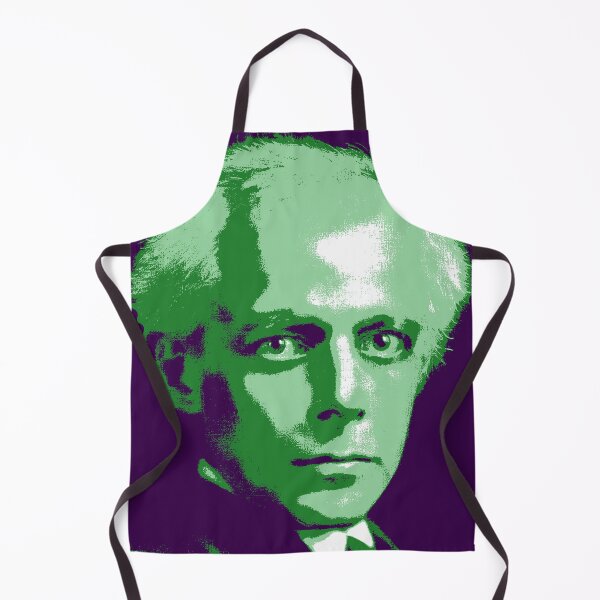 Item preview, Béla Bartók Green Purple Portrait designed and sold by zavadadesigns.