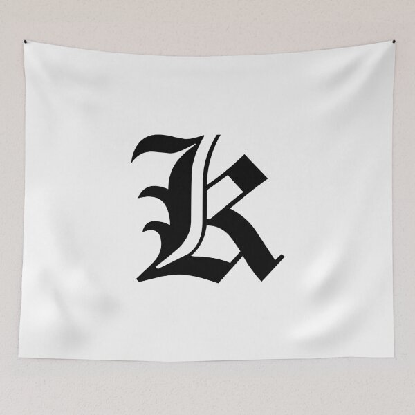 Item preview, K – Old English Initial Black Letter K designed and sold by Typeglyphs.