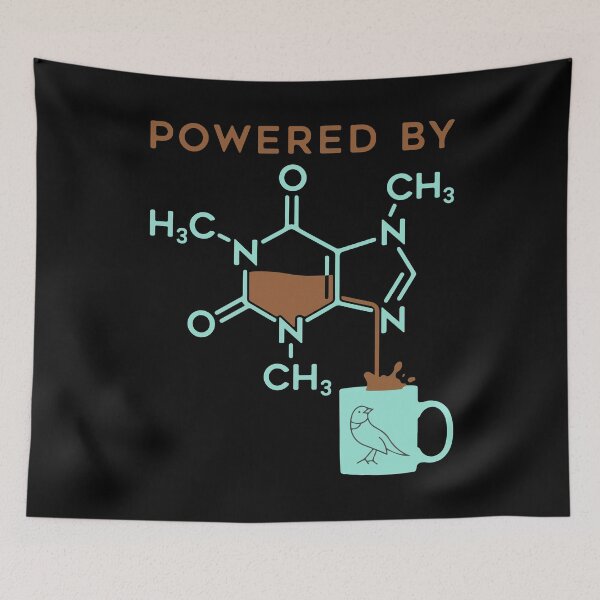 Item preview, Powered By Caffeine designed and sold by printify.