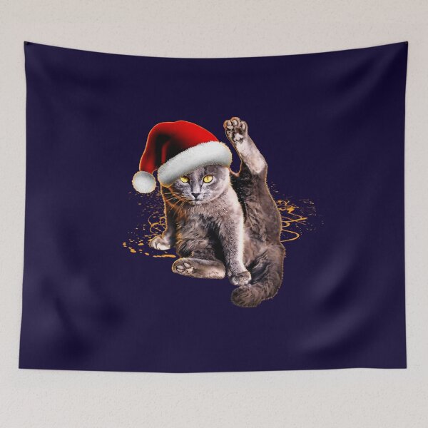 Item preview, Funny Christmas Cat designed and sold by GreenSplash.