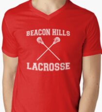 Beacon Hills Lacrosse Men's V-Neck T-Shirt