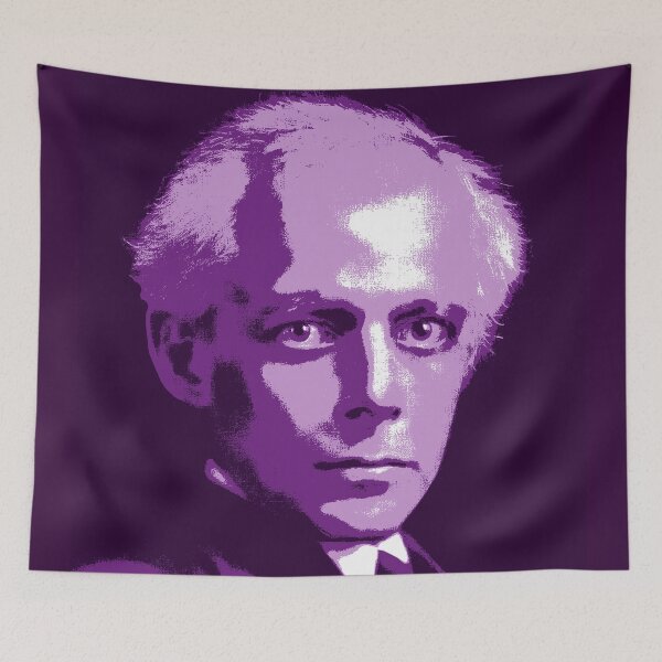 Item preview, Béla Bartók Magenta Portrait designed and sold by zavadadesigns.