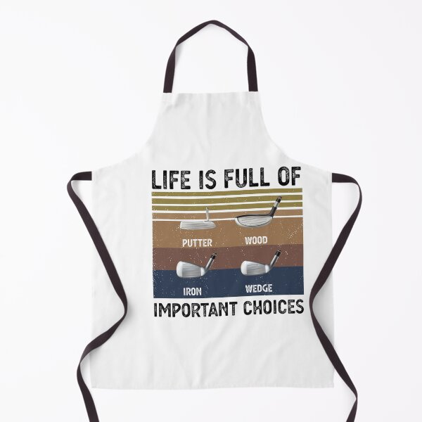 Item preview, life is full of important choices Funny Golf Gift designed and sold by CodingForTech.