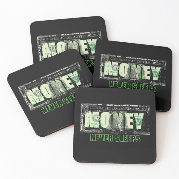 Item preview, Money Never Sleeps! Awesome Trader T-shirt! designed and sold by SBTfashion.