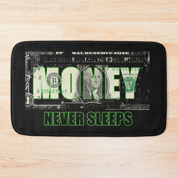 Item preview, Money Never Sleeps! Awesome Trader T-shirt! designed and sold by SBTfashion.
