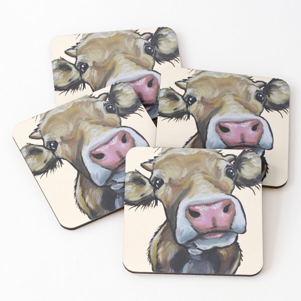 Item preview, Cow Art, Hazel the Cow designed and sold by leekellerart.