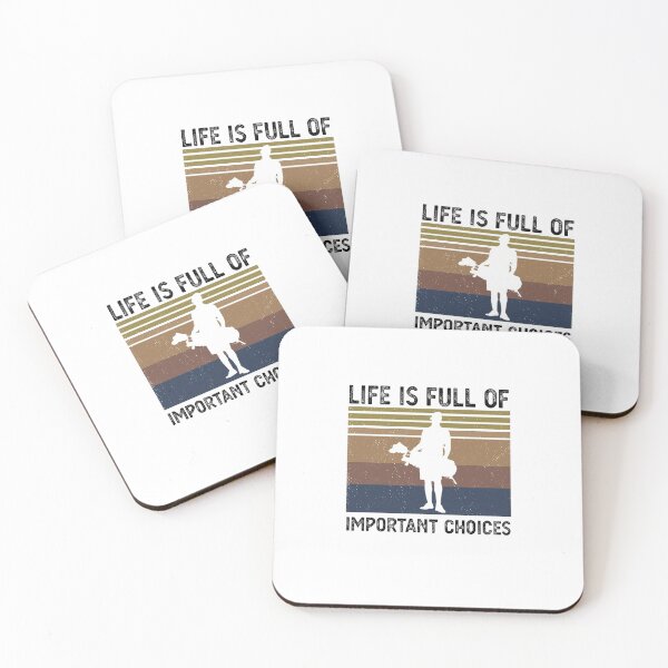 Item preview, life is full of important choices Funny Golf Gift designed and sold by CodingForTech.