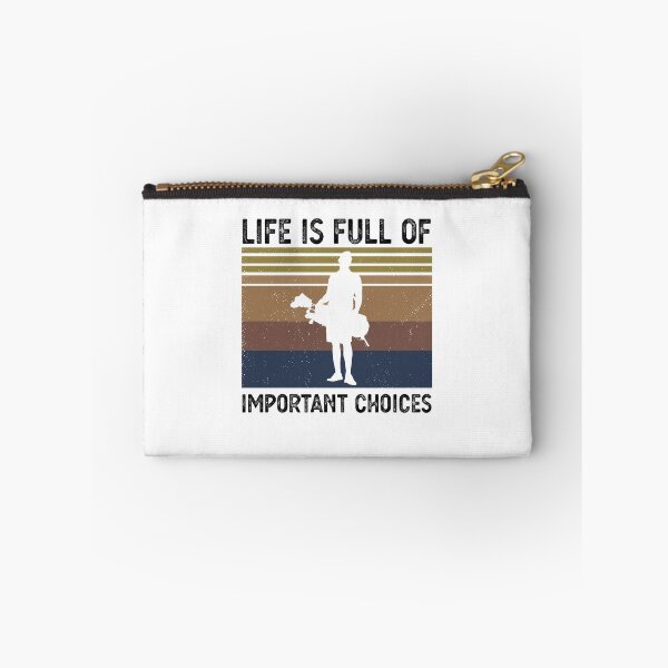Item preview, life is full of important choices Funny Golf Gift designed and sold by CodingForTech.