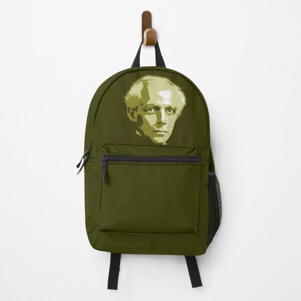 Item preview, Béla Bartók Olive Green Portrait designed and sold by zavadadesigns.