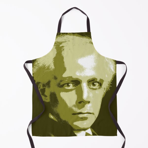 Item preview, Béla Bartók Olive Green Portrait designed and sold by zavadadesigns.