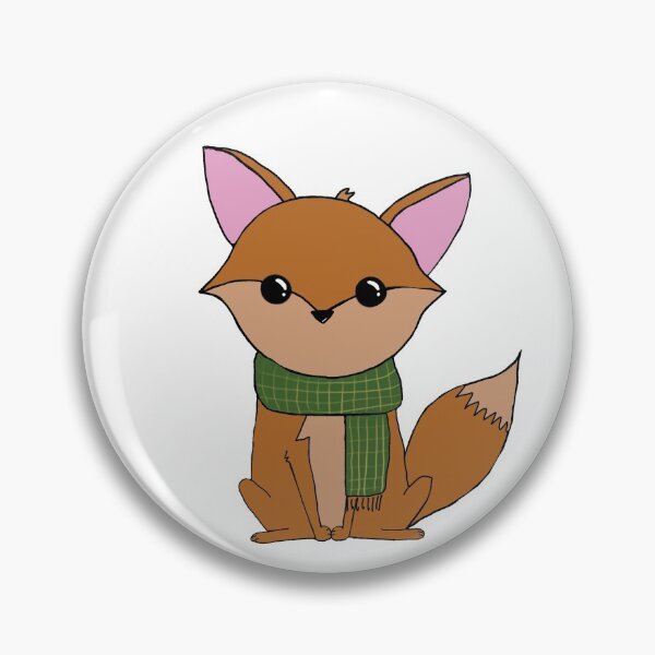 Item preview, Fall Fox with Scarf  designed and sold by honestBlossom.