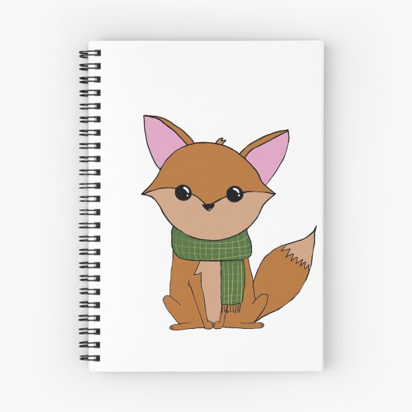 Item preview, Fall Fox with Scarf  designed and sold by honestBlossom.