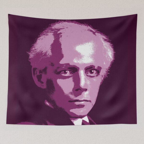 Item preview, Béla Bartók Pink Portrait designed and sold by zavadadesigns.