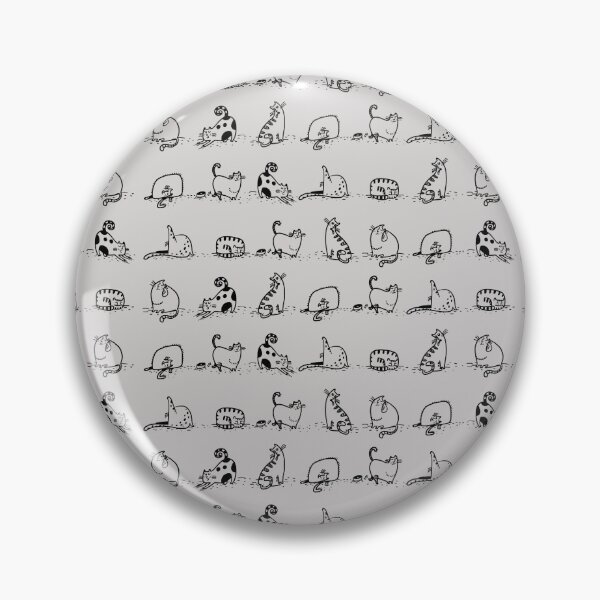 Item preview, Cats Yoga Class On Gray | Cat Yoga designed and sold by SerendipityNow.