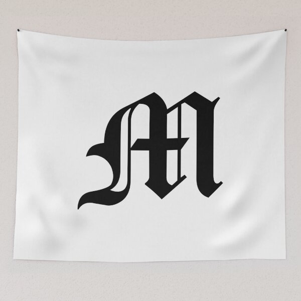 Item preview, M – Old English Initial Black Letter M designed and sold by Typeglyphs.