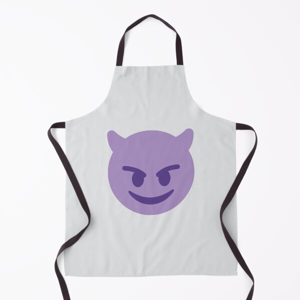 Item preview, Smiling Face With Horns designed and sold by Stitchmoji.