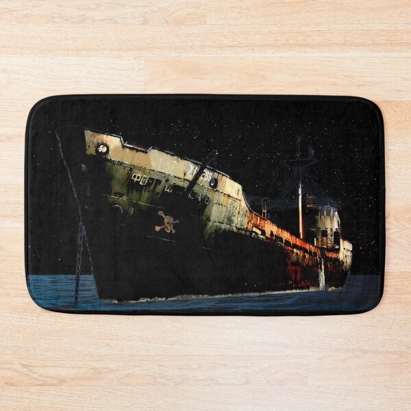 Item preview, Spooky Ghost Ship Anchored at Night  designed and sold by thedvguy.