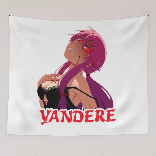 Item preview, Yandere Creepy Bloody Killer Anime Girl designed and sold by Crapt.